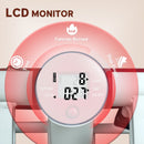 SPORTNOW Mini Stepper Machine With LCD Monitor And Non-Slip Pedals