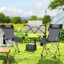 Outsunny Set Of 2 Reclining Camping Chairs