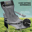 Outsunny Set Of 2 Reclining Camping Chairs