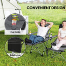 Outsunny Set Of 2 Reclining Camping Chairs