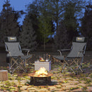 Outsunny Set Of 2 Reclining Camping Chairs