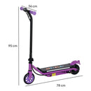 AIYAPLAY Electric Scooter for 6-14 with Dual Brakes & Colourful Light