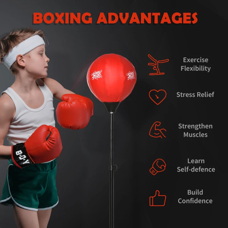 HOMCOM Boxing Punchbag Set