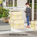 Outsunny 5 PCs Rattan Garden Furniture Set with Reclining Chairs, Grey