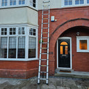 4.7m Telescopic Ladder Multi-Purpose folding Ladders Telescopic Extendable Portable Sturdy Loft Ladder