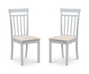 Set Of 2 Coast Grey Dining Chairs
