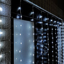 2.1m 300 LED Indoor Outdoor Party Curtain Christmas Lights in Cool White
