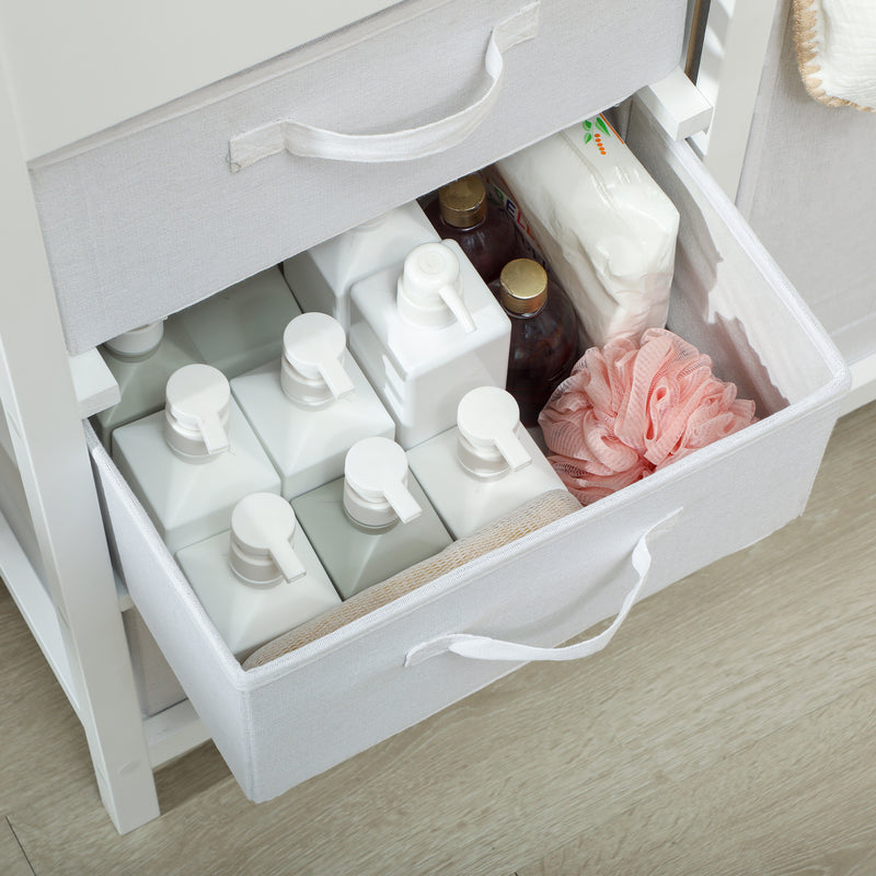 AIYAPLAY Baby Changing Unit with 4 Drawers, Diaper Changing Table,