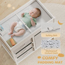 AIYAPLAY Baby Changing Unit with 4 Drawers, Diaper Changing Table,
