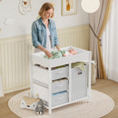 AIYAPLAY Baby Changing Unit with 4 Drawers, Diaper Changing Table,
