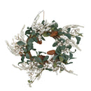 40cm Hanging Christmas Winter Berry Wreath with Seasonal Foliage
