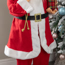 1.1m Traditional Standing Santa Claus Christmas Decoration with Gift Sack