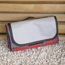 1.50m x 1.15m Waterproof Patterned Picnic Blanket Rug with Carry Handle