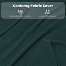 HOMCOM Folding Chairs Set of 4 with Cushioned Seat, Steel Frame