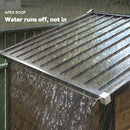 Outsunny 7 x 4ft Upgraded Metal Shed with Lock, Easy to Assemble, Natural