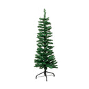 4ft (1.2m) Green Artificial Pencil Christmas Tree With Green Metal Stand and 168 Tips