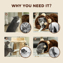 PawHut Cat Tree w/ Scratching Post, Bed, Cat Tunnel, Toy Ball