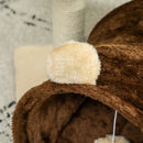 PawHut Cat Tree w/ Scratching Post, Bed, Cat Tunnel, Toy Ball