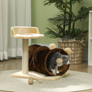 PawHut Cat Tree w/ Scratching Post, Bed, Cat Tunnel, Toy Ball
