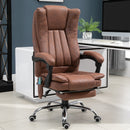 Vinsetto 6-Point Vibrating Heat Massage Chair W/ Microfibre Upholstery - Dark Brown/Light Brown/Charcoal Grey/Cream