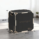 SPORTNOW Non-Slip Plyo Box, Corner-free Wooden Jump Box