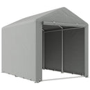 Outsunny 1.6 x 2.2m Garden Storage Shed Portable Shed Tent, Light Grey