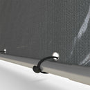 Outsunny 1.6 x 2.2m Garden Storage Shed Portable Shed Tent, Light Grey