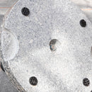 15kg Round Granite Garden Parasol / Umbrella Base Weight Stainless Steel Pole