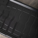 42 Under Bed Clear Stackable and Nestable Storage Box with Black Lid