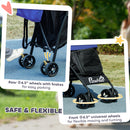 PawHut Lightweight Foldable Dog Stroller for Mini Dogs