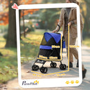 PawHut Lightweight Foldable Dog Stroller for Mini Dogs
