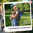 PawHut Lightweight Foldable Dog Stroller for Mini Dogs