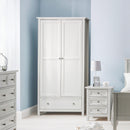 HARBOR 2 DOOR COMBINATION WARDROBE - DOVE GREY