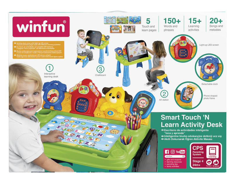 Winfun Smart Touch & Learn Activity Desk with Stool