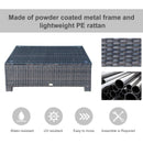 Outsunny Rattan Coffee Table - Brown