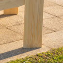 Outsunny Adirondack Chairs -  Natural