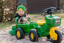 Rolly Toys John Deere Trio Trac with Electronic Steering Wheel and Trailer
