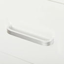 HOMCOM L-Shaped Desk Computer Corner Desk, Dining Table with Storage Shelf and Drawer, Workstation for Home Office, White