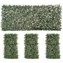 Outsunny 4 PCs Expanding Trellis Fence 2mx1m Privacy Screen for Garden Balcony