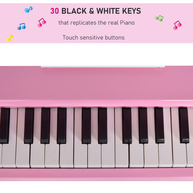 Kids Electronic Keyboard - Included Music Stand & Bench