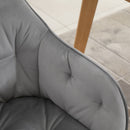 Velvet Touch Dining Chair - Grey