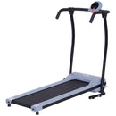 HOMCOM Foldable Walking Treadmill, Aerobic Exercise Machine w/ LED Display