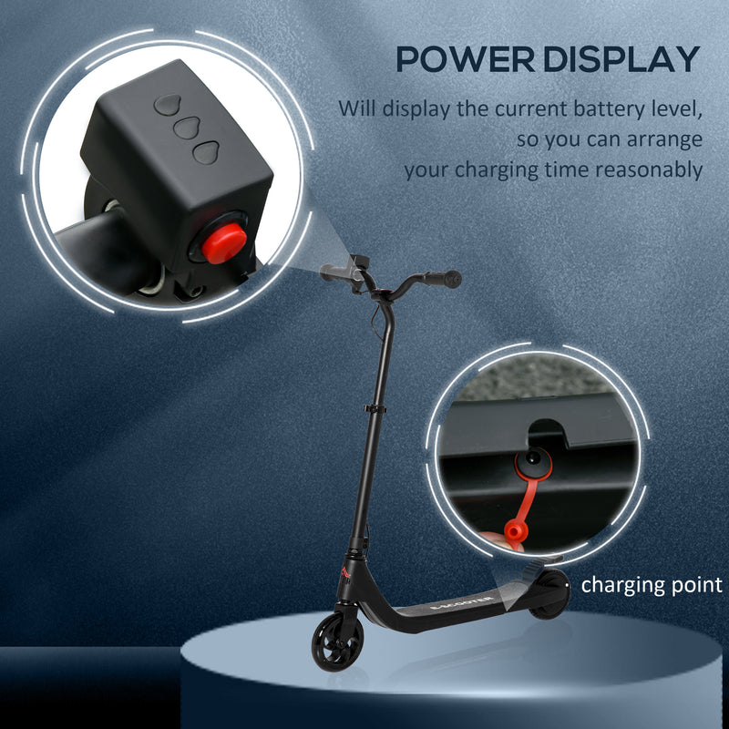 HOMCOM Kids 8km/h Electric Ride On eScooter 120w - Black