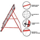 Red Baseball Rebounder Net