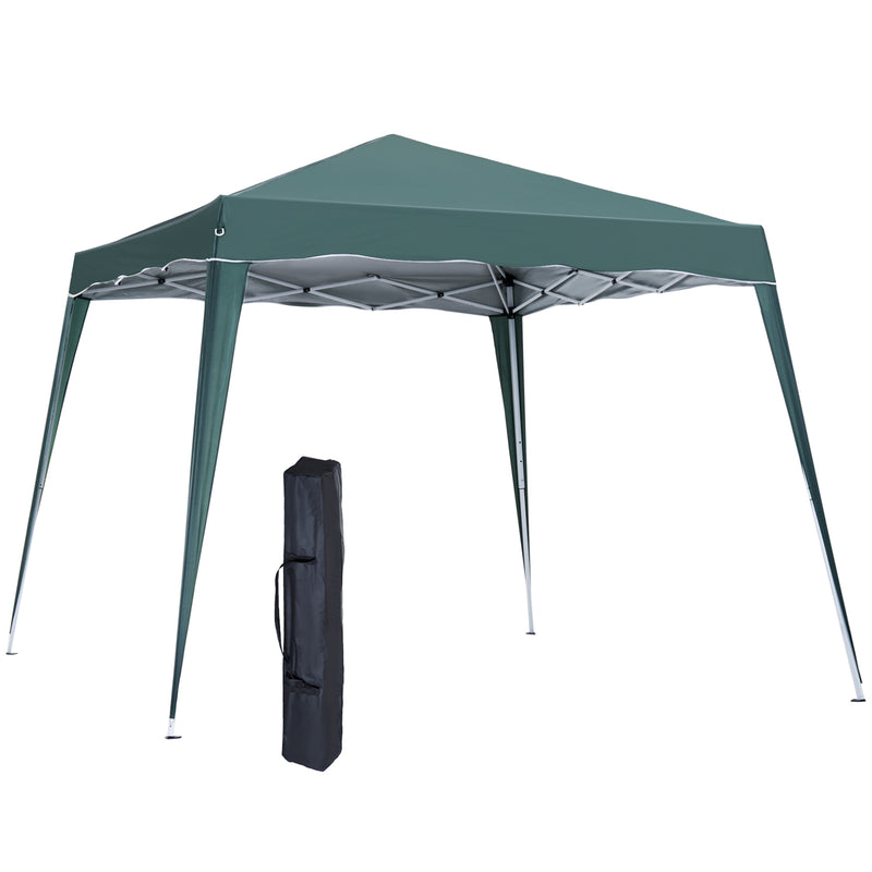 Outsunny Garden Pop up Gazebo Tent Party Water-resistant 2.5 x 2.5M Green