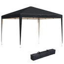 Outsunny  Pop Up Gazebo 3m x 3m - Black