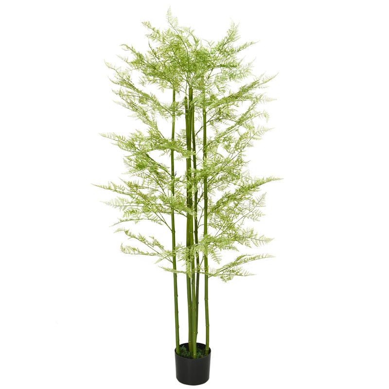 HOMCOM Potted Artificial Plants Asparagus Fern for Indoor Outdoor, 155cm