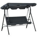Outsunny Swing Chair 3-Seater -Dark Grey
