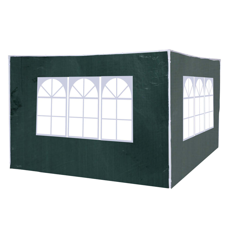 Outsunny Garden Gazebo Marquee Replacement Exchangeable Side Panel Green 3m