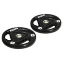 SPORTNOW Olympic Weight Plates for 2'' Barbell Bar with Tri Grips, 2 x 15kg